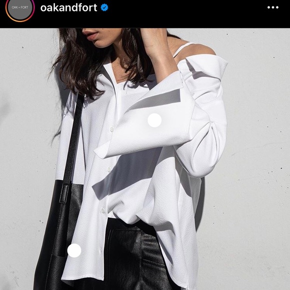 Oak and Fort off shoulder top - Picture 4 of 4